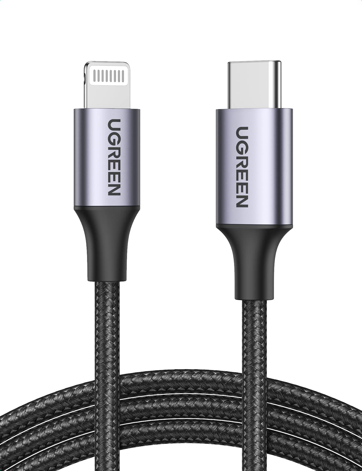 Kabell karikimi Ugreen USB-C në Lightning. 1